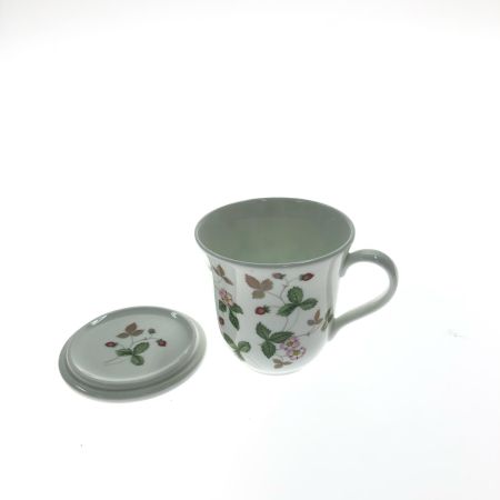  Wedgwood ウェッジウッド WILD STRAWBERRY ワイルドストロベリー フタ付マグカップ