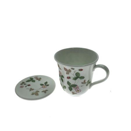  Wedgwood ウェッジウッド WILD STRAWBERRY ワイルドストロベリー フタ付マグカップ