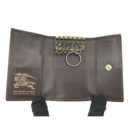  BURBERRY バーバリー 6連 キーケース ノバチェック ベージュ