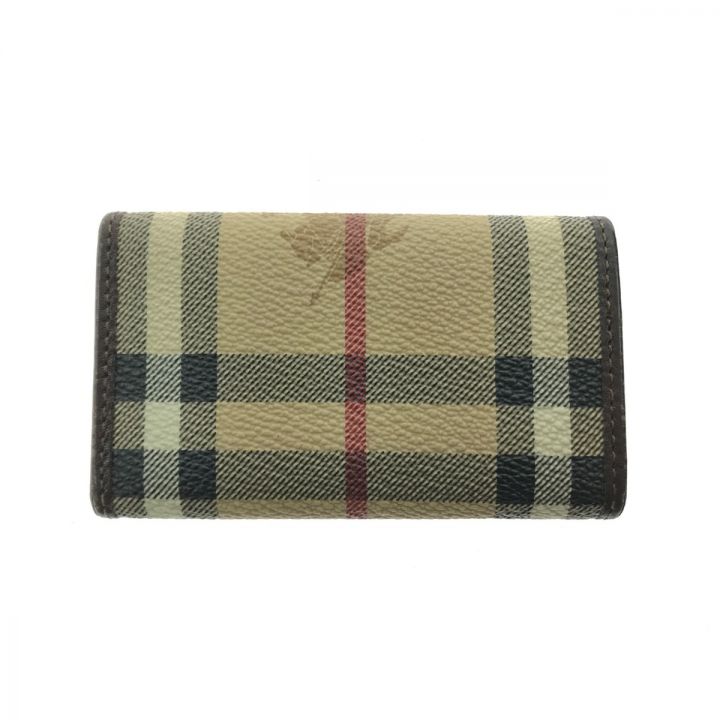 BURBERRY バーバリー 6連 キーケース ノバチェック ベージュ｜中古｜なんでもリサイクルビッグバン