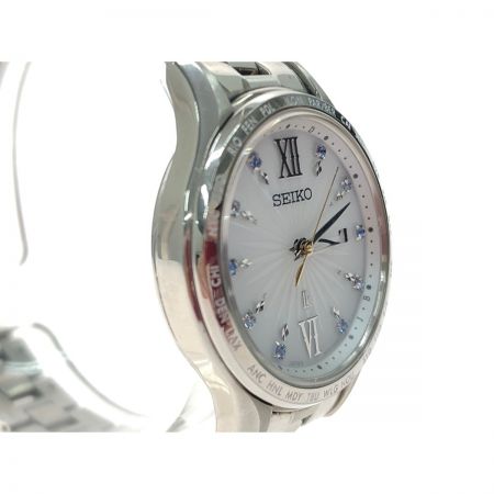  SEIKO セイコー レディース腕時計 電波ソーラー 限定 LUKIA ルキア デイト  1B35-0AS0
