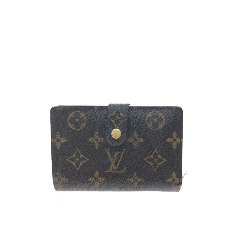 中古】 LOUIS VUITTON ルイヴィトン レディース 二つ折り財布 がま口