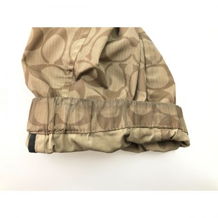  COACH コーチ シグネチャーウインドブレーカー SIZE L ベージュ×ブラック