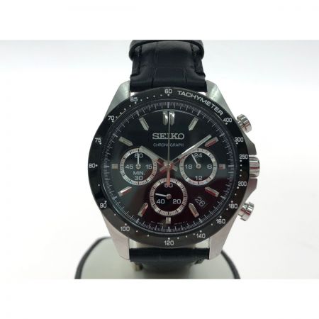  SEIKO セイコー メンズ 腕時計 クオーツ クロノグラフ  KSN8T6C ブラック