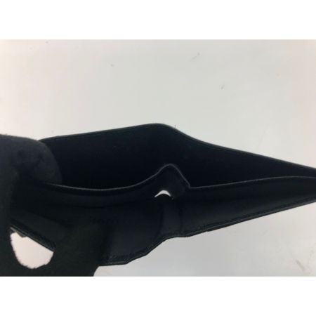  BVLGARI ブルガリ メンズ 二つ折り財布 小銭入れ無し 札入れ ブラック