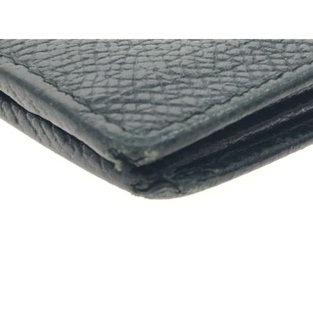  BVLGARI ブルガリ メンズ 二つ折り財布 小銭入れ無し 札入れ ブラック