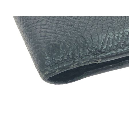  BVLGARI ブルガリ メンズ 二つ折り財布 小銭入れ無し 札入れ ブラック