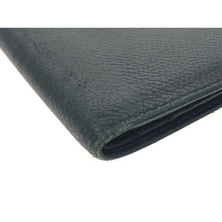  BVLGARI ブルガリ メンズ 二つ折り財布 小銭入れ無し 札入れ ブラック