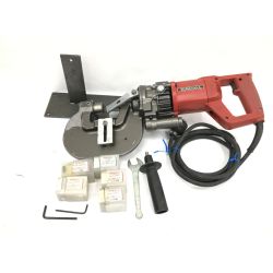 ▼▼ IKURA SEIKI CO.,LTD. 育良精機 パンチャー コード式 100v IS-20MPS レッド Bランク