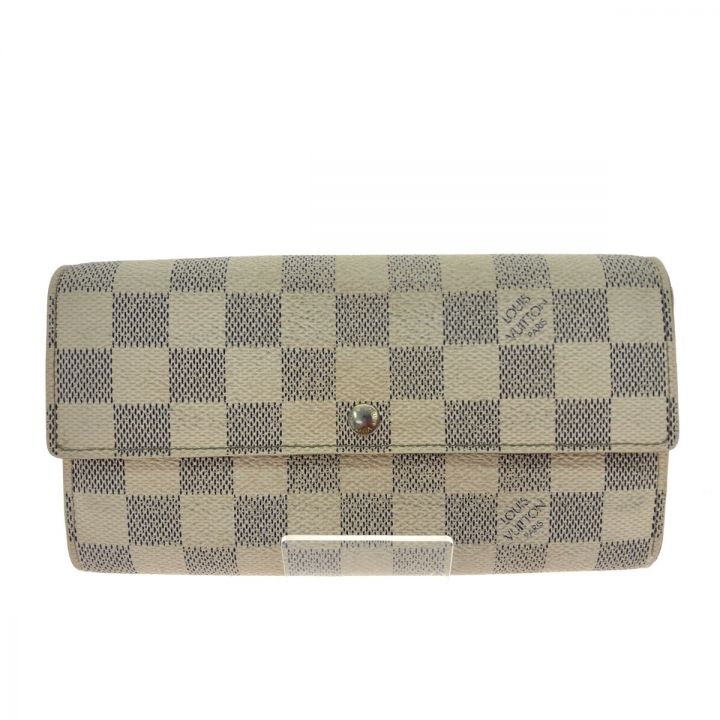 LOUIS VUITTON ルイヴィトン レディース 長財布 ダミエ・アズール  
