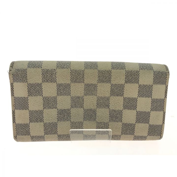 LOUIS VUITTON ルイヴィトン レディース 長財布 ダミエ・アズール ポルトフォイユ・サラ N61735  ホワイト｜中古｜なんでもリサイクルビッグバン