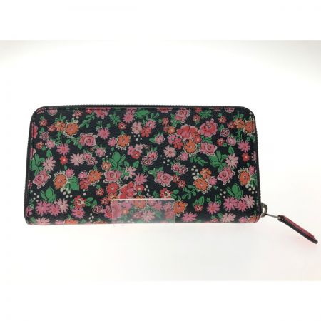  COACH コーチ レディース長財布 ラウンドファスナー アウトレット SVPMC ポージー クラスター フローラルプリント F57641