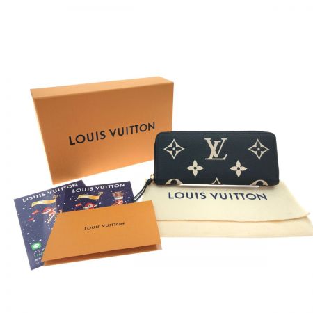  LOUIS VUITTON ルイヴィトン ラウンドファスナー 長財布 ジッピーウォレット モノグラム・アンプラント M80481 ノワール