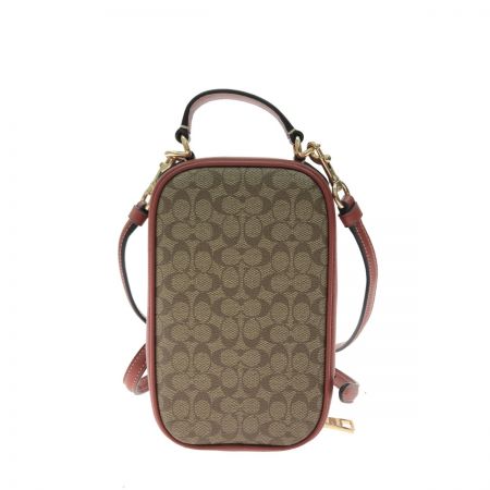  COACH コーチ レディース ショルダーバッグ エヴァ フォーン クロスボディ CB854 カーキ×テラコッタ