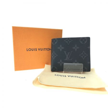  LOUIS VUITTON ルイヴィトン メンズ 二つ折り財布 モノグラム ポルトフォイユ・マルコ NM M62545 ブラック