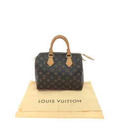 ▼▼ LOUIS VUITTON ルイヴィトン レディース ハンドバッグ モノグラム スピーディ25 M41109 ブラウン Bランク