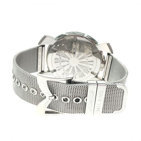  GAGA MILANO ガガミラノ メンズ腕時計 クオーツ マニュアーレ スリム46 スモールセコンド 5080.1