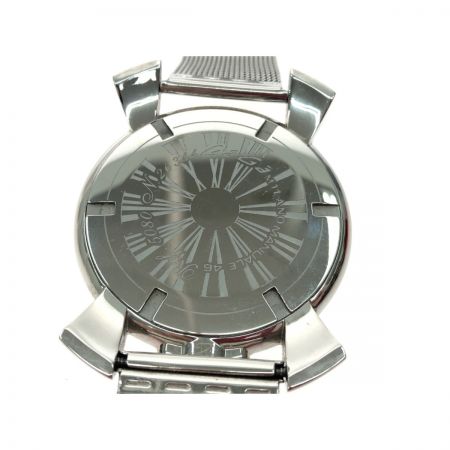  GAGA MILANO ガガミラノ メンズ腕時計 クオーツ マニュアーレ スリム46 スモールセコンド 5080.1