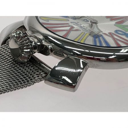  GAGA MILANO ガガミラノ メンズ腕時計 クオーツ マニュアーレ スリム46 スモールセコンド 5080.1