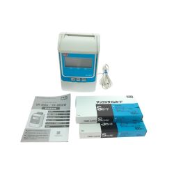 ▼▼ MAX マックス タイムレコーダー 取説・タイムカード付属110枚 ER-80US Bランク