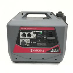 ▼▼ KYOCERA キョウセラ 発電機 ※オイルジョッキ欠品 EGI200 ライトグレー Aランク