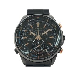 ▼▼ SEIKO セイコー メンズ腕時計 クオーツ クロノグラフ  VK68-KX20 ブラック Aランク