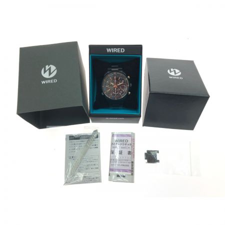  SEIKO セイコー メンズ腕時計 クオーツ クロノグラフ  VK68-KX20 ブラック