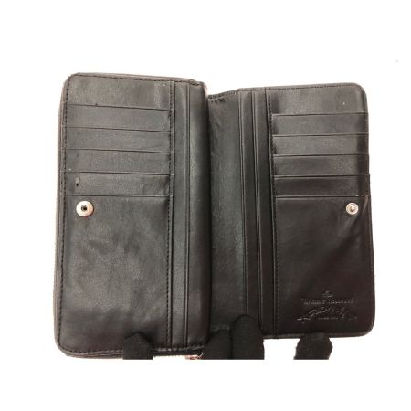  Vivienne Westwood ヴィヴィアン・ウエストウッド メンズ ラウンドファスナー長財布 ANGEL チェック 