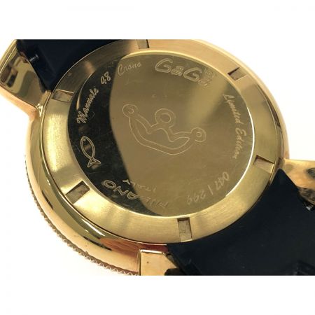  GAGA MILANO ガガミラノ メンズ腕時計 クオーツ manuale マニュアーレ 48mm クロノグラフ 299本限定