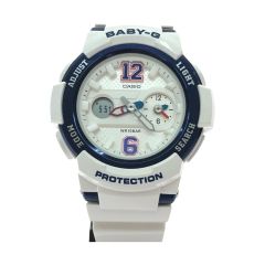  CASIO カシオ レディース クオーツ デジアナウォッチ Baby-G 海外モデル 本体のみ BGA-210-7B2 Bランク