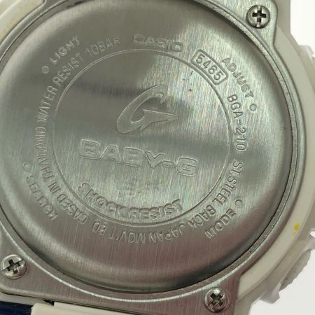  CASIO カシオ レディース クオーツ デジアナウォッチ Baby-G 海外モデル 本体のみ BGA-210-7B2