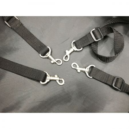   わんわん カート 多頭用DX ブラックチェック