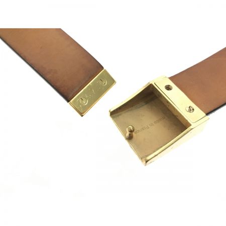  LOUIS VUITTON ルイヴィトン モノグラム サンチュール キャレ レザー ベルト