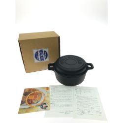 ▼▼  及源鋳造 盛栄堂 岩手・水沢 南部鉄器 アウトドア ダッチオーブン タミさんのパン焼器 Bランク