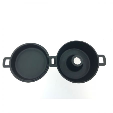   及源鋳造 盛栄堂 岩手・水沢 南部鉄器 アウトドア ダッチオーブン タミさんのパン焼器