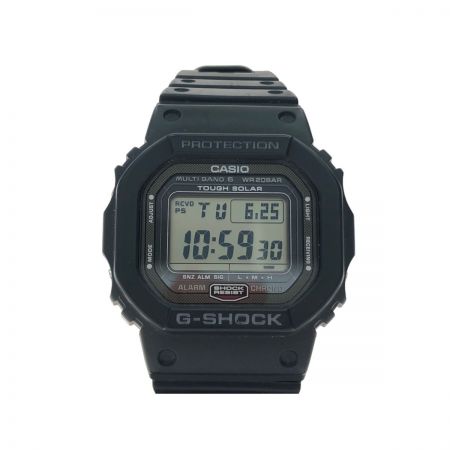  CASIO カシオ メンズ腕時計 クオーツ G-SHOCK Gショック デジタルウォッチ ラバー スクリューバック GW-5000U ブラック