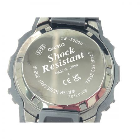  CASIO カシオ メンズ腕時計 クオーツ G-SHOCK Gショック デジタルウォッチ ラバー スクリューバック GW-5000U ブラック