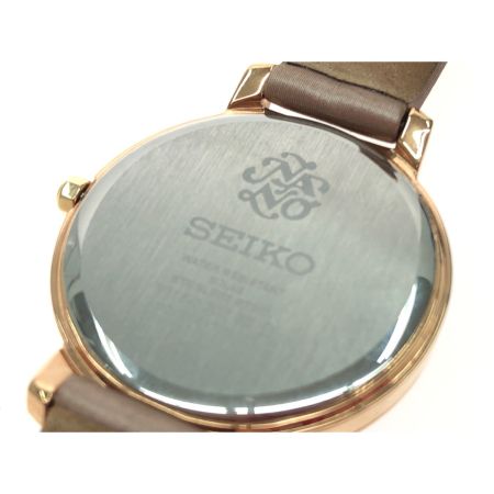  SEIKO セイコー レディース腕時計 ソーラー充電 セイコーセレクション nano UNIVERSE シェル文字盤  V115-0DC0