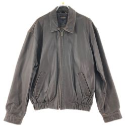 ▼▼ COACH コーチ メンズ レザージャケット ブルゾン SIZE S ダークブラウン Cランク