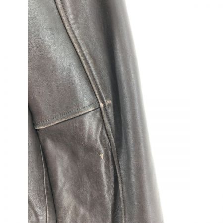  COACH コーチ メンズ レザージャケット ブルゾン SIZE S ダークブラウン