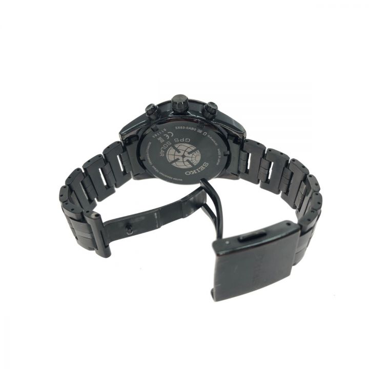 SEIKO セイコー メンズ腕時計 電波ソーラー アストロン チタン 5Xシリーズ デュアルタイム 5x53 0AB0 ブラック ｜中古｜なんでもリサイクルビッグバン