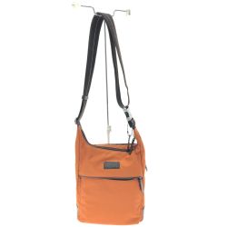 ▼▼ COACH コーチ ユニセックス ショルダーバッグ 斜め掛け ナイロン×レザー ヴァリック F70913 オレンジ Bランク