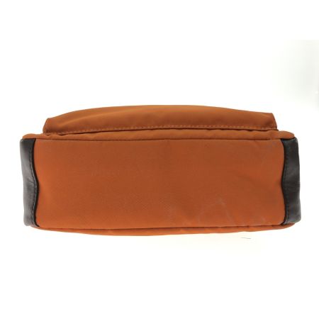  COACH コーチ ユニセックス ショルダーバッグ 斜め掛け ナイロン×レザー ヴァリック F70913 オレンジ