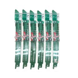 ▼▼ HiKOKI ハイコーキ セーバソー用 湾曲ブレード 厚物 ステンレスパイプ・銅管用 200mm 5枚入 No.142(S) 6個セット Nランク