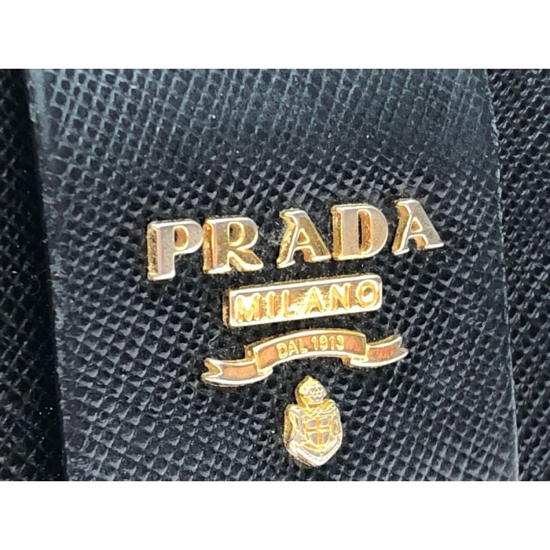 中古】 PRADA プラダ レディース 二つ折り長財布 サフィアーノ リボン ...