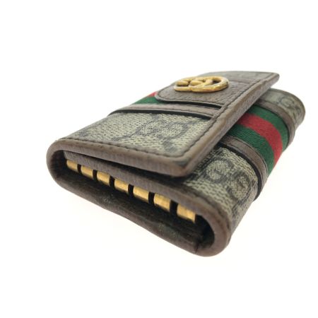  GUCCI グッチ 6連 キーケース GGスプリーム オフィディア キャンバスxレザー 603732 マルチカラー