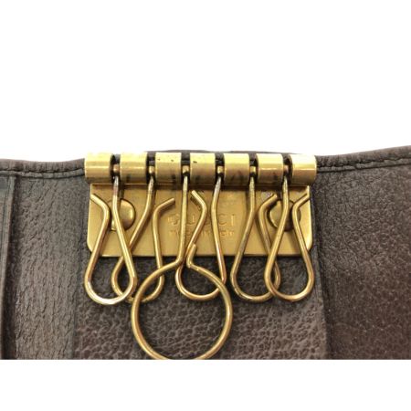  GUCCI グッチ 6連 キーケース GGスプリーム オフィディア キャンバスxレザー 603732 マルチカラー