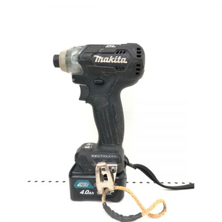  MAKITA マキタ 電動工具 コードレス式 10.8V 充電式インパクトドライバ 充電器・充電池2個・ケース付 TD111D ブラック