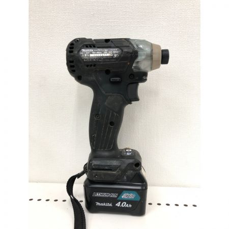 MAKITA マキタ 電動工具 コードレス式 10.8V 充電式インパクトドライバ 充電器・充電池2個・ケース付 TD111D ブラック
