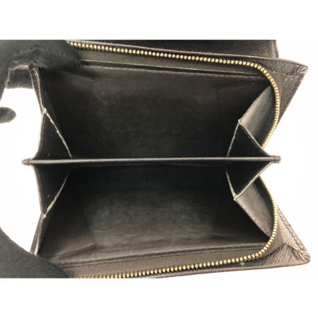  LOUIS VUITTON ルイヴィトン レディース 二つ折り財布 ダミエ ポルト フォイユ トレゾール L字ファスナー N61730 ブラウン